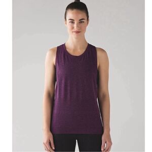 Lululemon Breeze By Muscle Tank Size 6 Purple